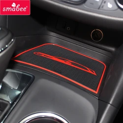 Smabee Anti-Slip Rubber Gate Slot Mat for Chevrolet Equinox 3 2017 - 2022 MK3 Accessories Cup Holders Non-slip mats 13PCS