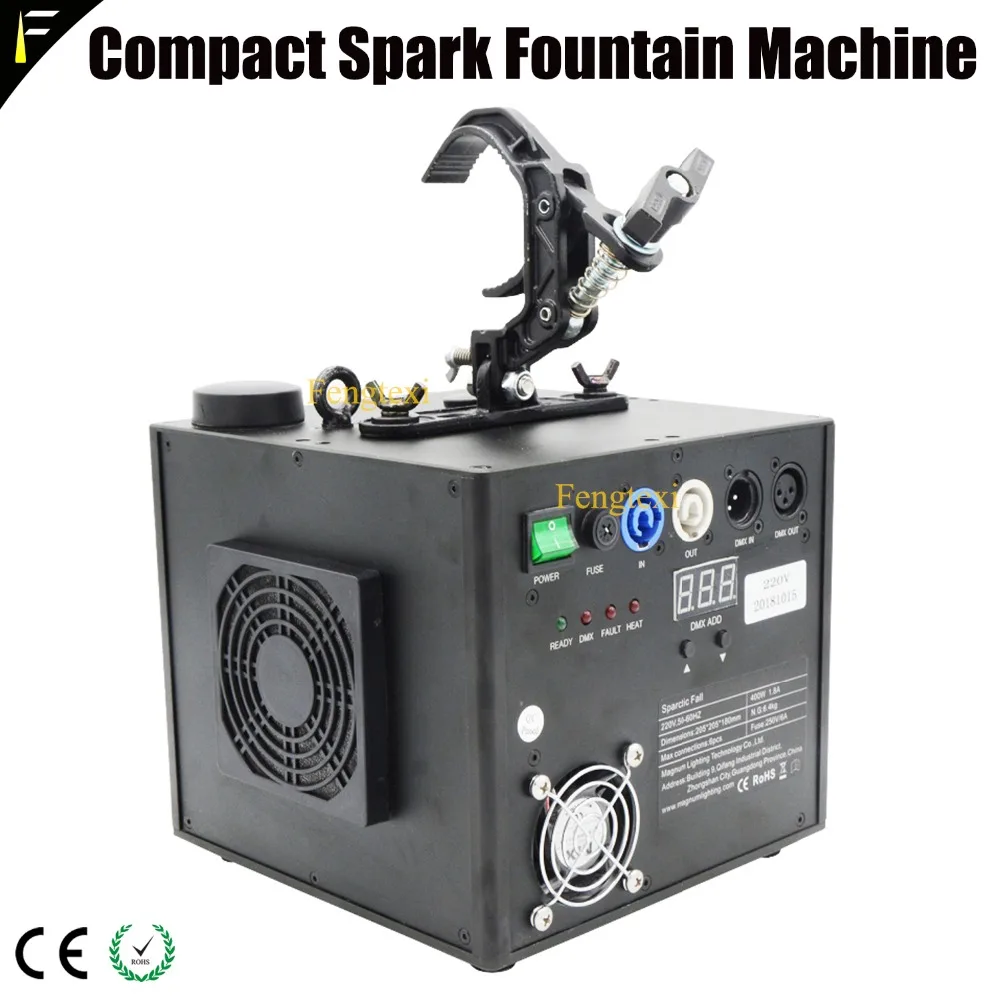 Touchable Spark Fountain Machine 2channels Sparkle Spark Waterfall DMX512 Machine with Remote Sparkular Spaying 1~5m