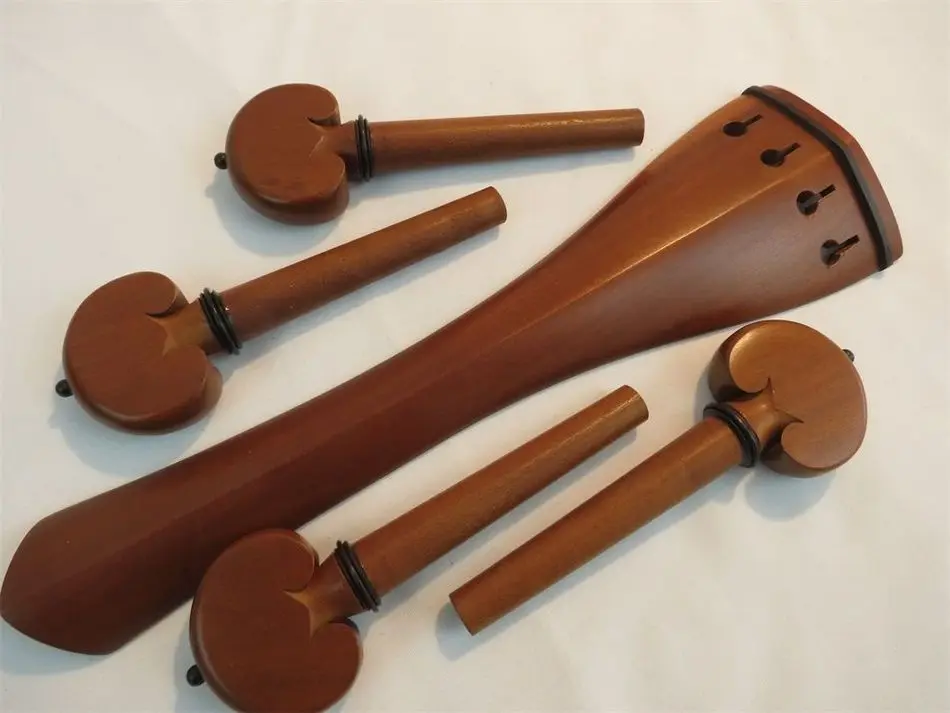 Cello part,1set high quality jujube wood 4/4 CELLO part,pegs, tailpiece