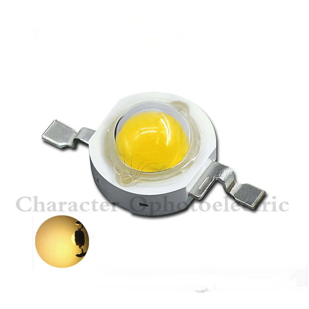 5W High Power LED 4Chip, Epistar Chip Copper Stent White/Warm/Red/Blue/Green/Pink /Cyan/ Full Spectrum Excellent Light