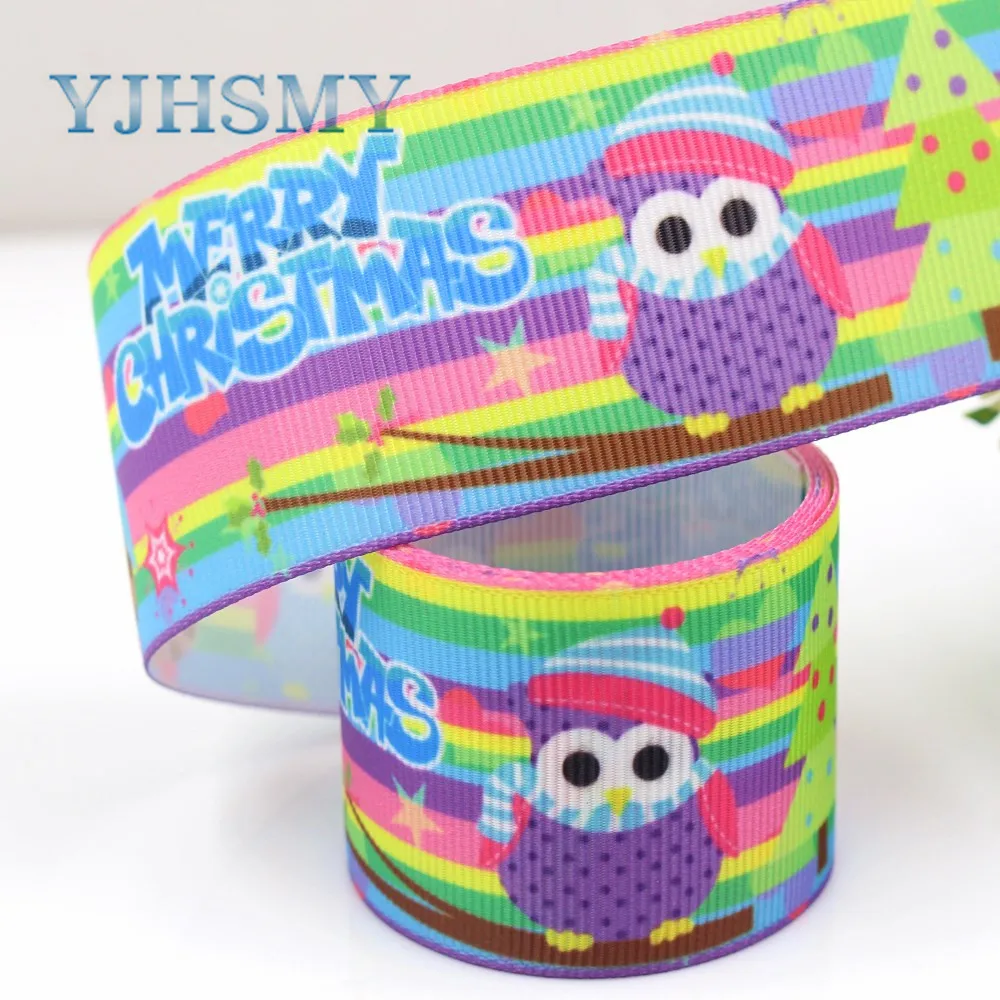 YJHSMY G-18925-1141,38 mm 5 yards Animal cartoon Ribbons Thermal transfer Printed grosgrain,Gift wrapping DIY materials