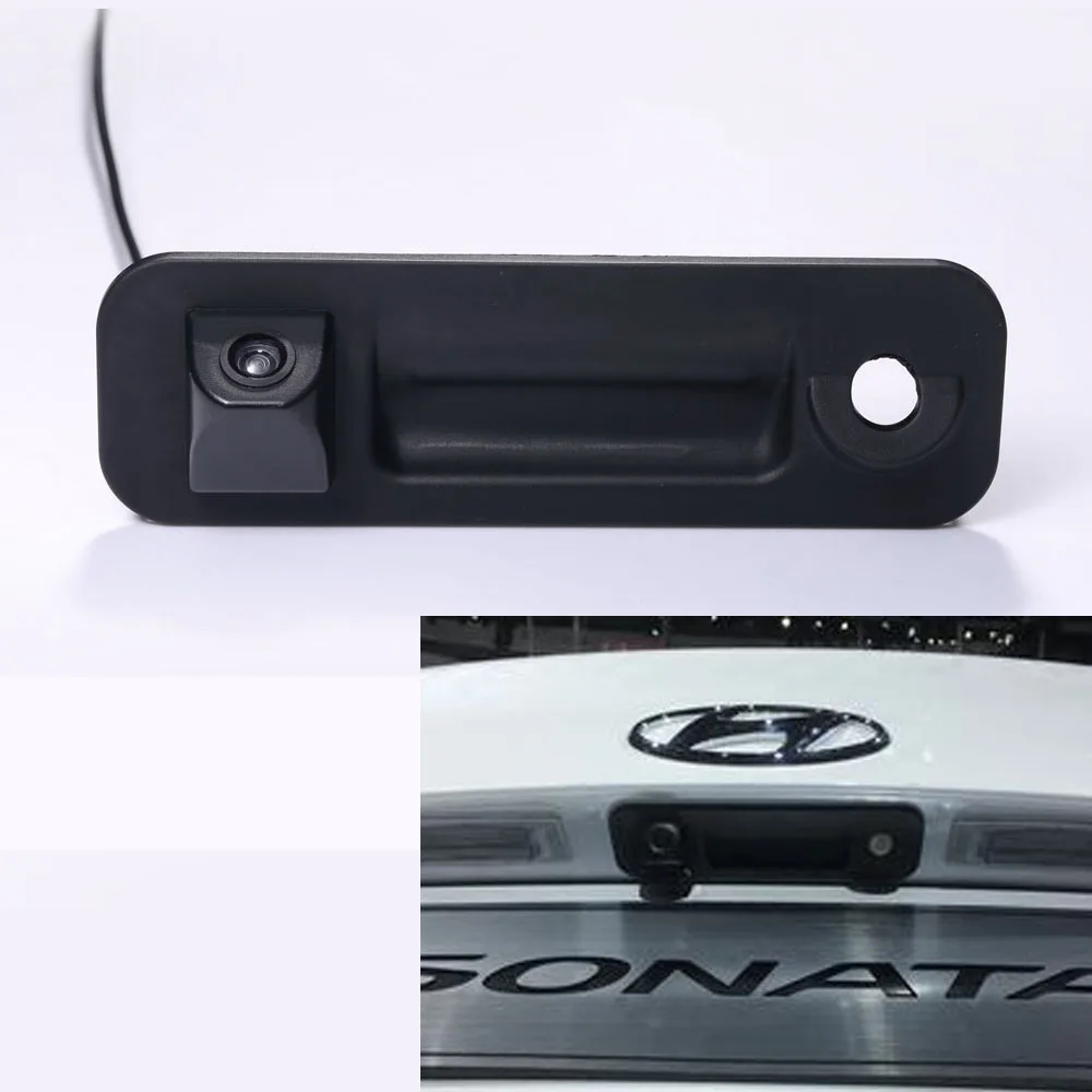 Trunk handle Car rear view  camera For Hyundai Sonata 9 from 2016 Hyundai Sonata VI6 VII 7 YF LF 2010/09-2024/12 Heckklappe