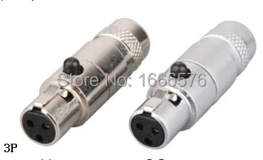 

wholesale 50 pcs/lot Mini XLR 3-Pin female Cable Inline Plug Large-105