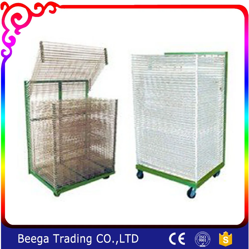 50 Layer Drying Rack Which Got China National Patent Screen Printing Machine for Mesh