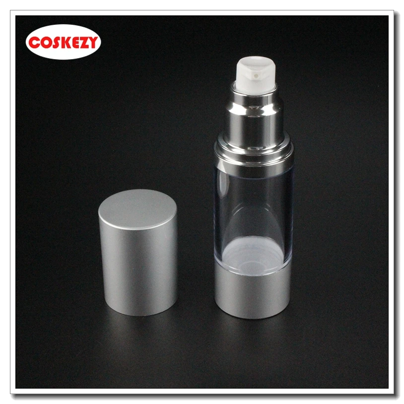 

50pcs 30ml airless bottles with pump ,30 ml airless pump bottle for cream, aluminium 30ml airless cosmetic bottle with pump