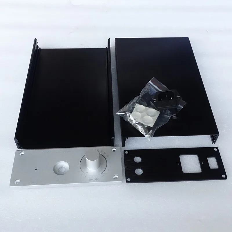 Nuovo 1506 Custodia per amplificatore per cuffie completamente in alluminio/custodia hifi fai da te/telaio preamplificatore