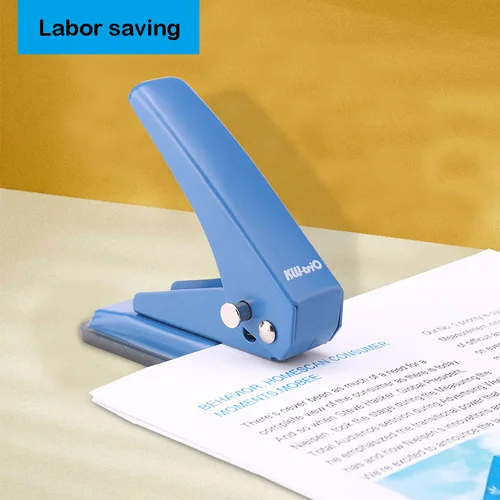 Imagen 2 del producto Punzonadora de papel de hojas sueltas, máquina de punzonado y encuadernación, perforadora de recortes, 20 páginas