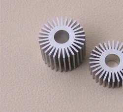 5pcs LED Sunflower Radiator Aluminum Alloy Round Down lamp heatsink 27.5*9*10mm 20 30mm 50mm custom tube light cooler heatsink