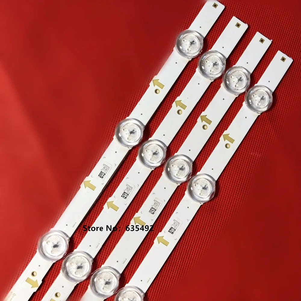 8 個 LED ストリップ S-5J55-43-FL-R4 S-5J55-43-FL-L7 LM41-00117X 00117W UE43J5500 UE43J5502 UE43J5550 UE43J5570 UE43J5600 UE43J5670