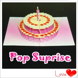 Cake Card Pop Suprise Magic Tricks Magic Props Party Magic Show Funny Illusions Card Magia Magician Toys Best Gift Kids Magic