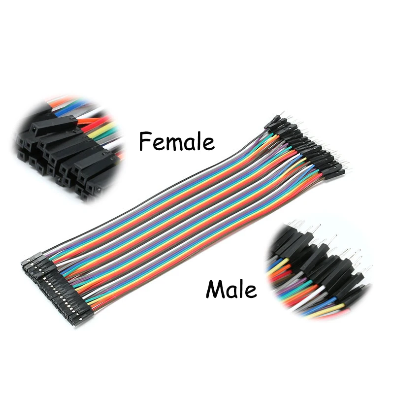 Dupont Line 10/20/30/40CM 40Pin Male to Male + Male to Female and Female to Female Jumper Wire Dupont Cable for Arduino DIY KIT