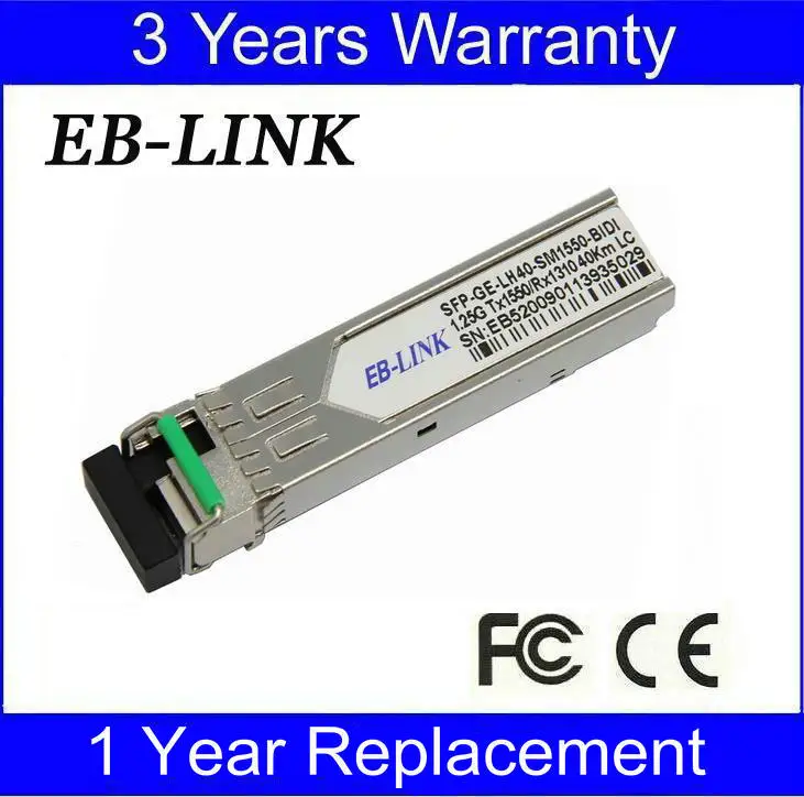 

For D-link Compatible DEM-331T,TX1550/RX1310nm 1.25G 40km BIDI SFP Transceiver module