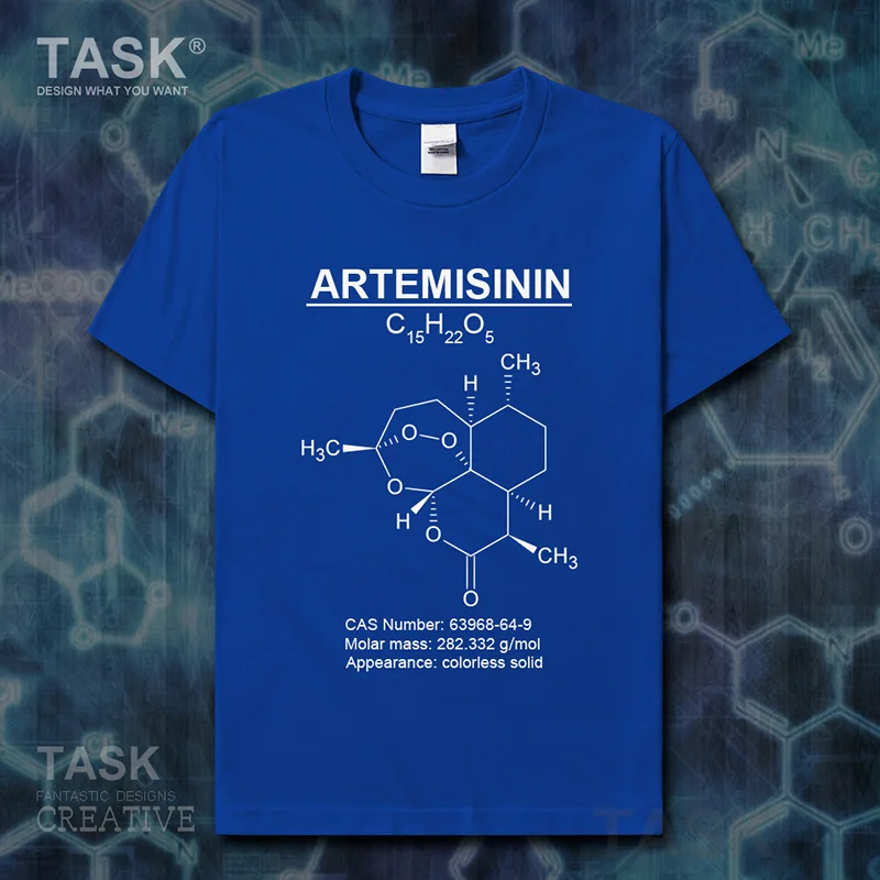 Artemisinin Molecular Formula Chemistry Subject Short sleeve clothes mens t shirt new Tops t-shirt summer Fashion cotton 01