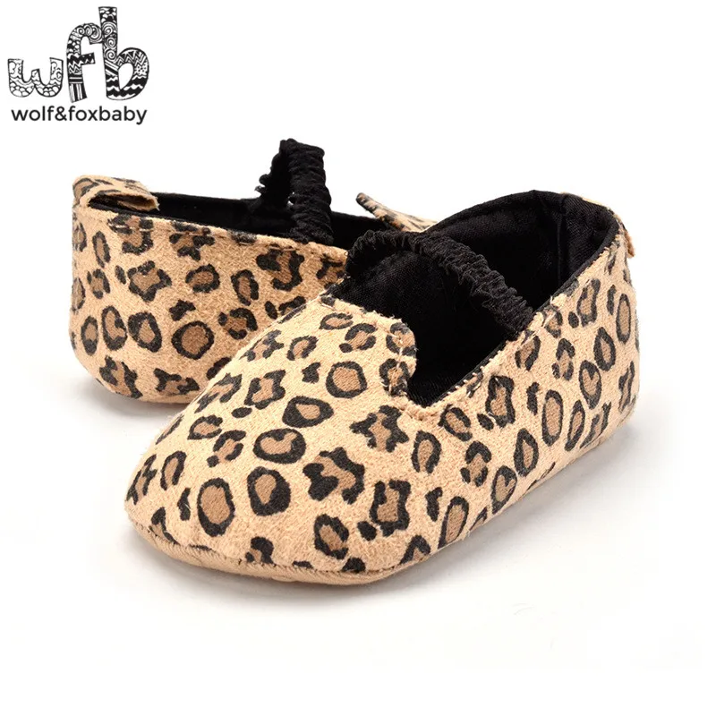 

Retail First Walkers Soft Bottom Antiskid casual shoes Leopard fashion baby Shoes Newborn infant Toddler spring autumn fall