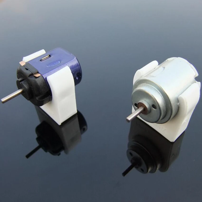 3pcs 20mm White Plastic Motor Base Mounting Bracket Holder Seat For 130/131/140/180 DC Motor DIY Model Part And Toy Accessories view 2