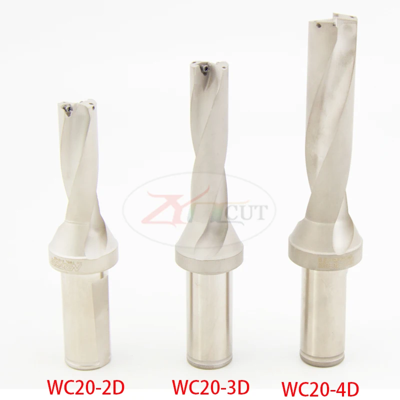 WC14/15/16/17/18/19/20mm Fast Water Spray Bit high effective WC Indexable Inserts type U drill, fast dills, Violent drill bits