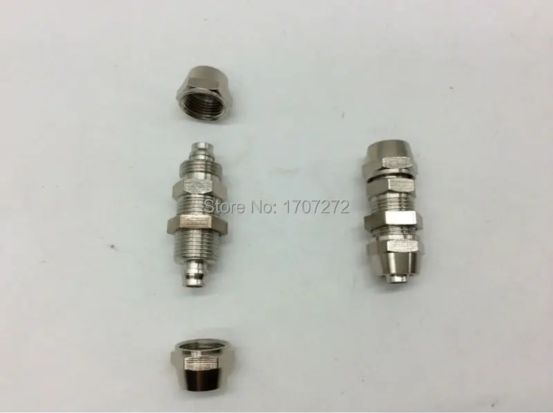 Frete grátis encaixe de cobre, 4mm placa de desgaste da placa de torção rápida, encaixe do tipo gás de cobre, encaixe de latão