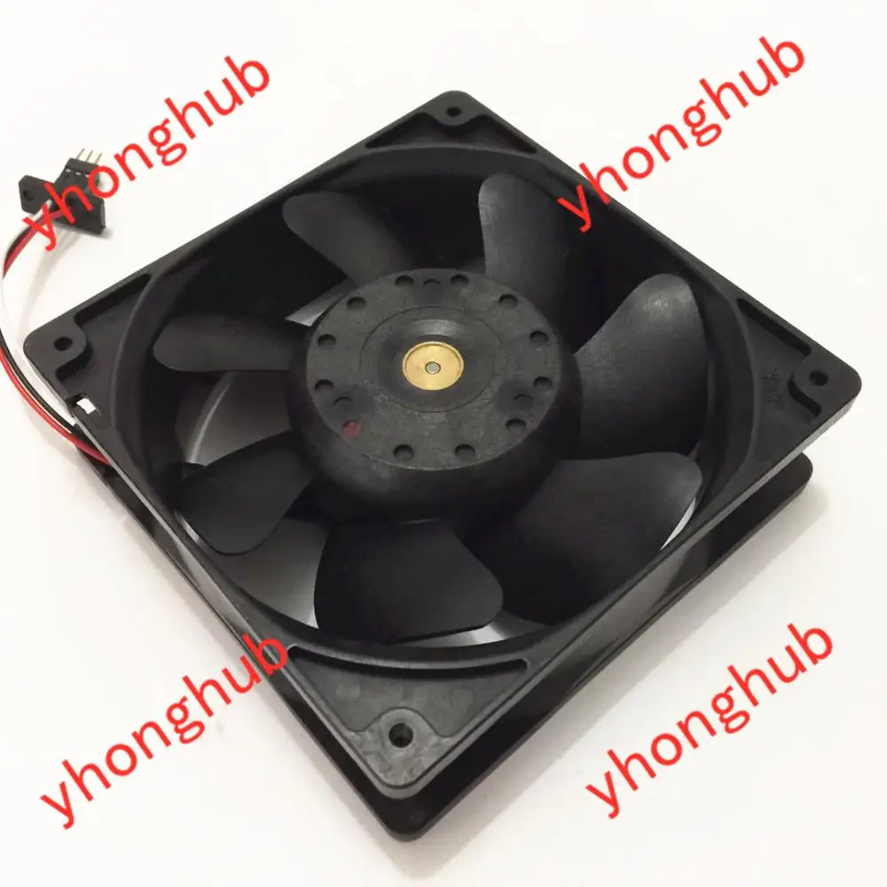 SANYO DENKI 9WF1224H1D05 DC 24V 0.32A 120x120x38mm 3-Wire Server Cooling Fan