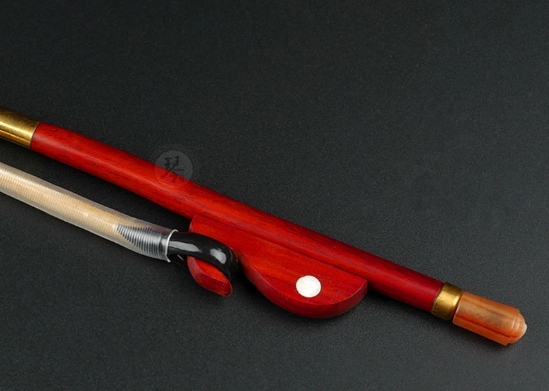 Erhu Bow with White Horse Strings High Grade Erhu Accessories Bow Musical Instrument Erhu Bow with Copper Tube Mao Bamboo