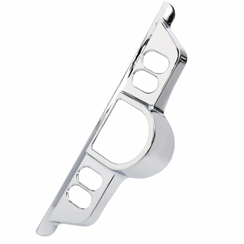 Chrome Switch Dash Panel Accent Cover For Harley Street Glide 06-13 Triks 09-13 Electra Glide 96-13 Models