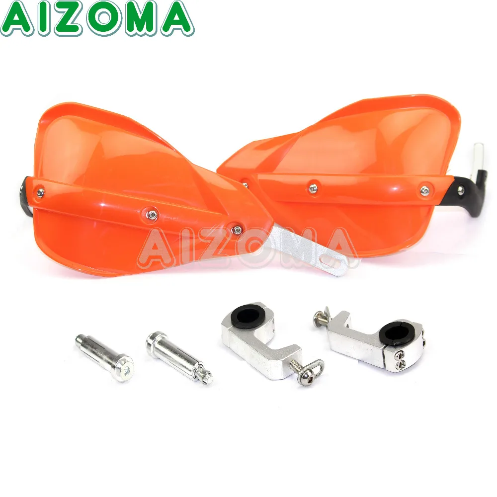 Motorbike Universal Hand Protector Enduro Orange Handguards For Moto 22mm 28mm Hand Guard Shield Modification Protective Gear