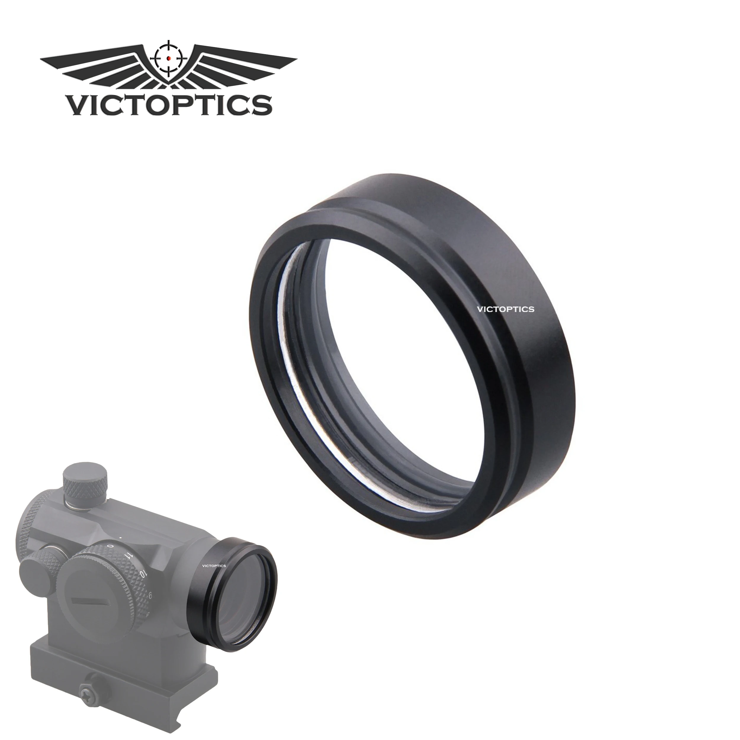 Victoptics Objective Lens Protection Cap Fits Red Dot Sight Scope Cover Full Metal For Airsoft Game Avoid Lens Broken