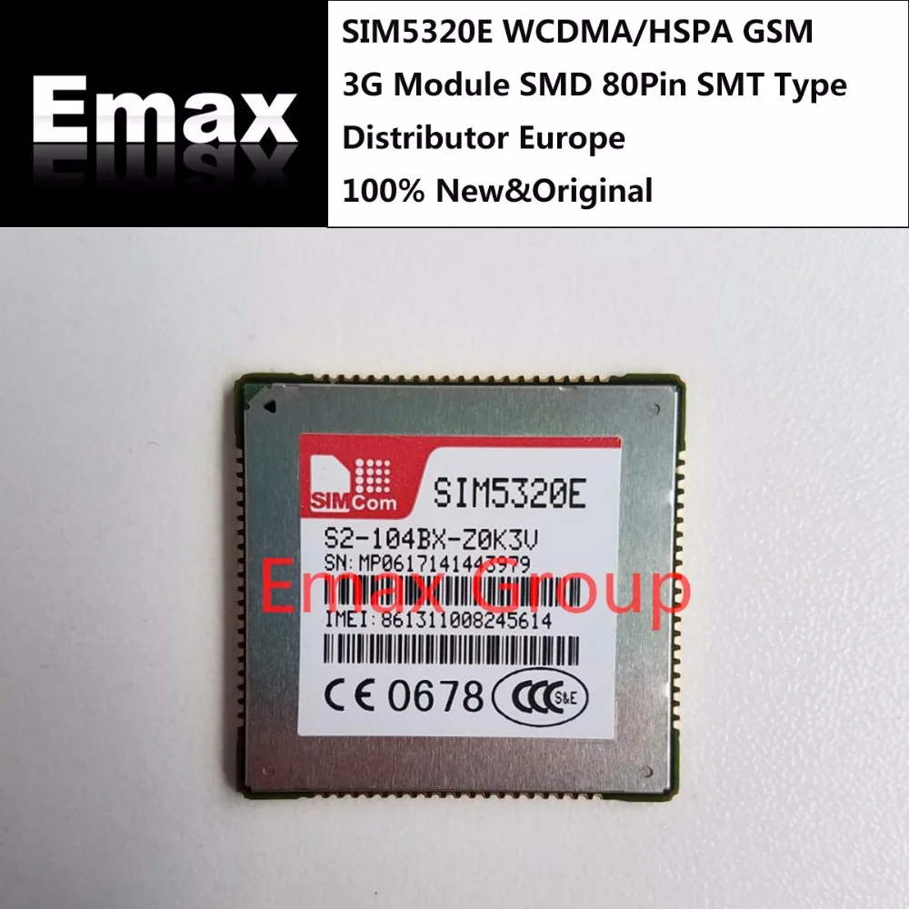 SIM5320E WCDMA/HSPA GSM 3G Module SMD 80Pin SMT Type 100% New&Original Distributor Europe Free Ship JINYUSHI stock