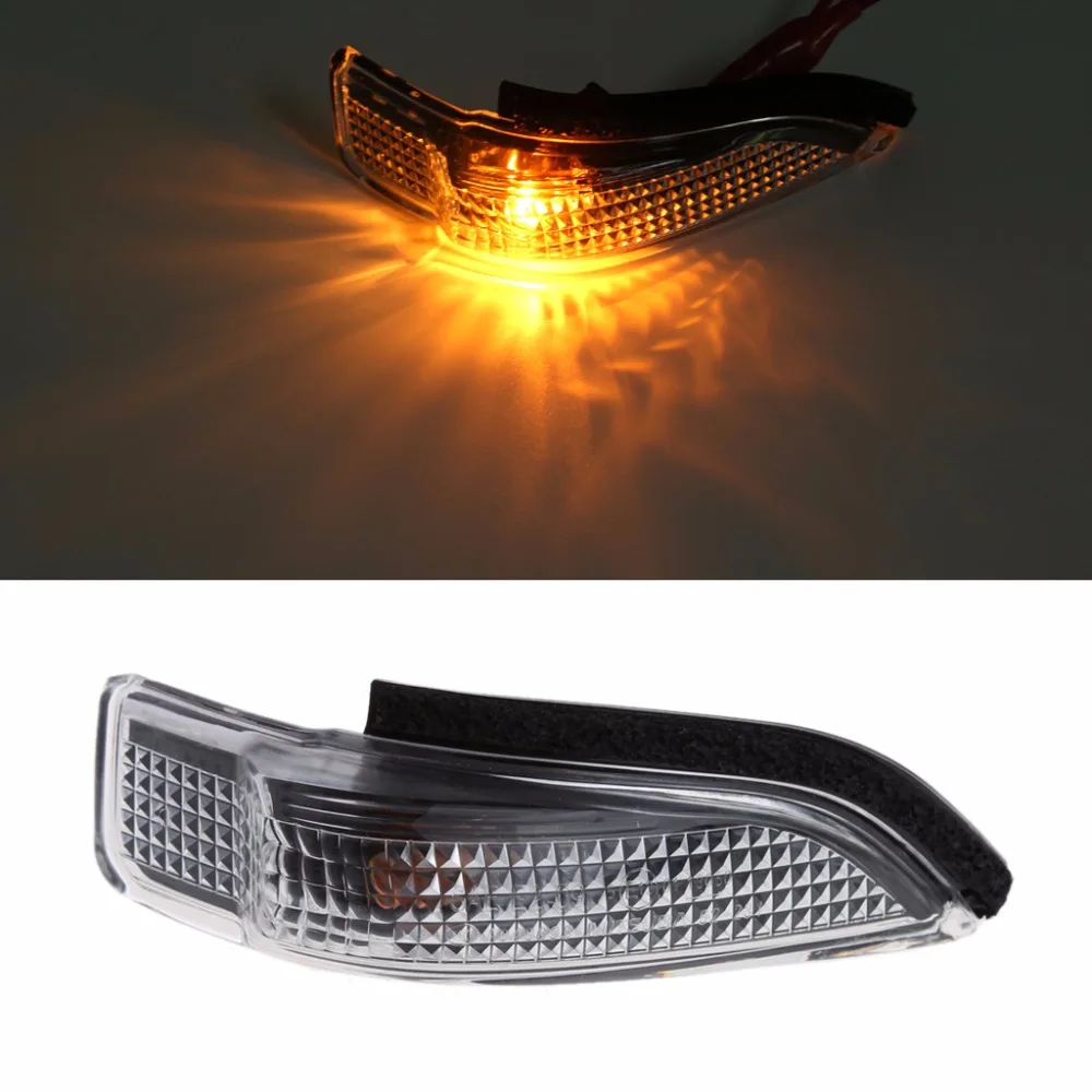 

1Pc Stable Left/Right 2Pin Side Mirror Indicator Turn Signal Light For Toyota Camry Avalon Corolla RAV4 Amber Car Lamp