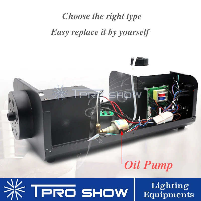 Smoke Machine Oil Pump 220V Hazer Snow Fog Machine Pumps Accessory with 18W 31W 48W DIY 400W 900W 1200W 1500W Stage Lighting FX