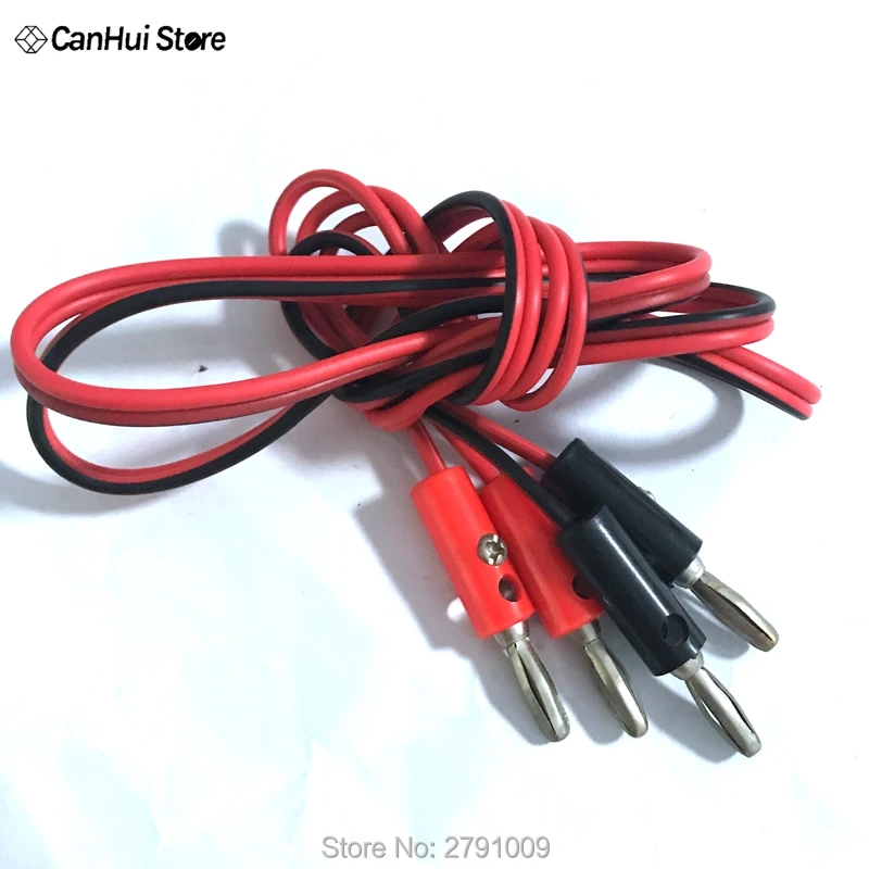 1m 4mm Double Head Banana Plug Test Leads 100cm Stackable banana plug Testing Cable High Voltage Test Leads Power test line