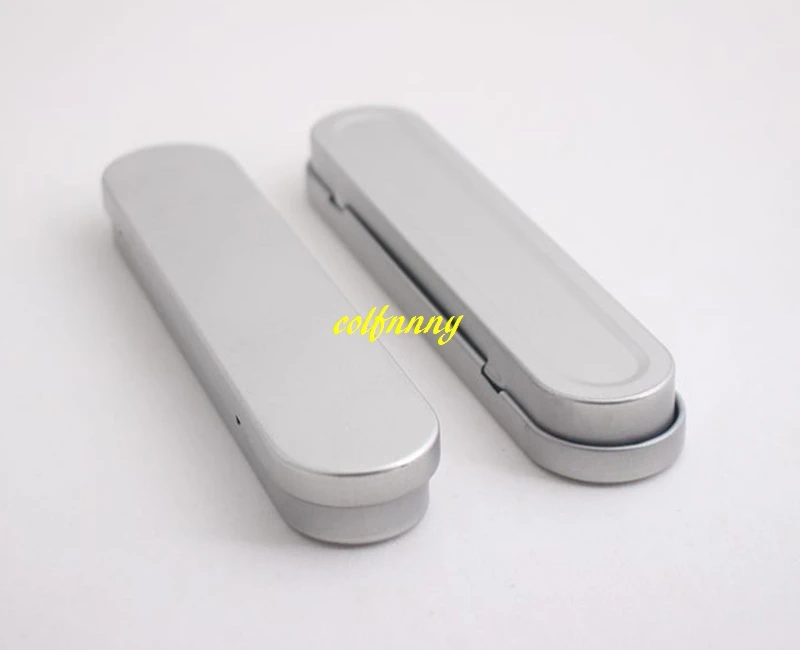 800pcs/lot 17.8*3.8*1.8cm Silver Tin box rectangle tea candy business card usb storage box case Fish darts box