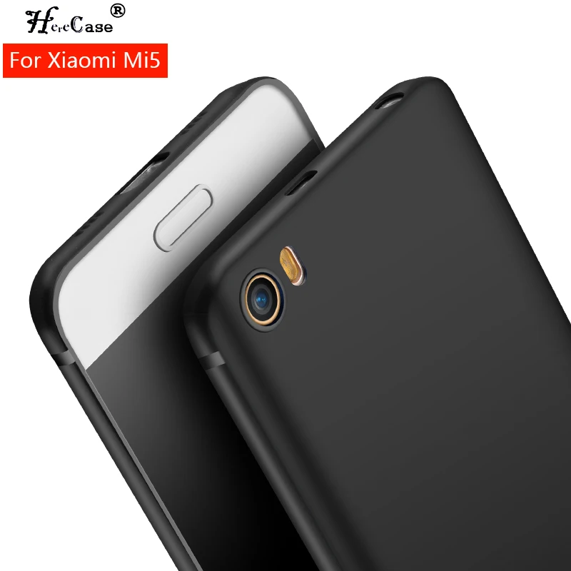 HereCase Case for Xiaomi Mi5 Xiaomi MI 5 M5 Mi5S Ultra Thin Scrab Silicone TPU Cover for Xiaomi Mi 5 Cover Xiaomi Mi5S Bag Shell