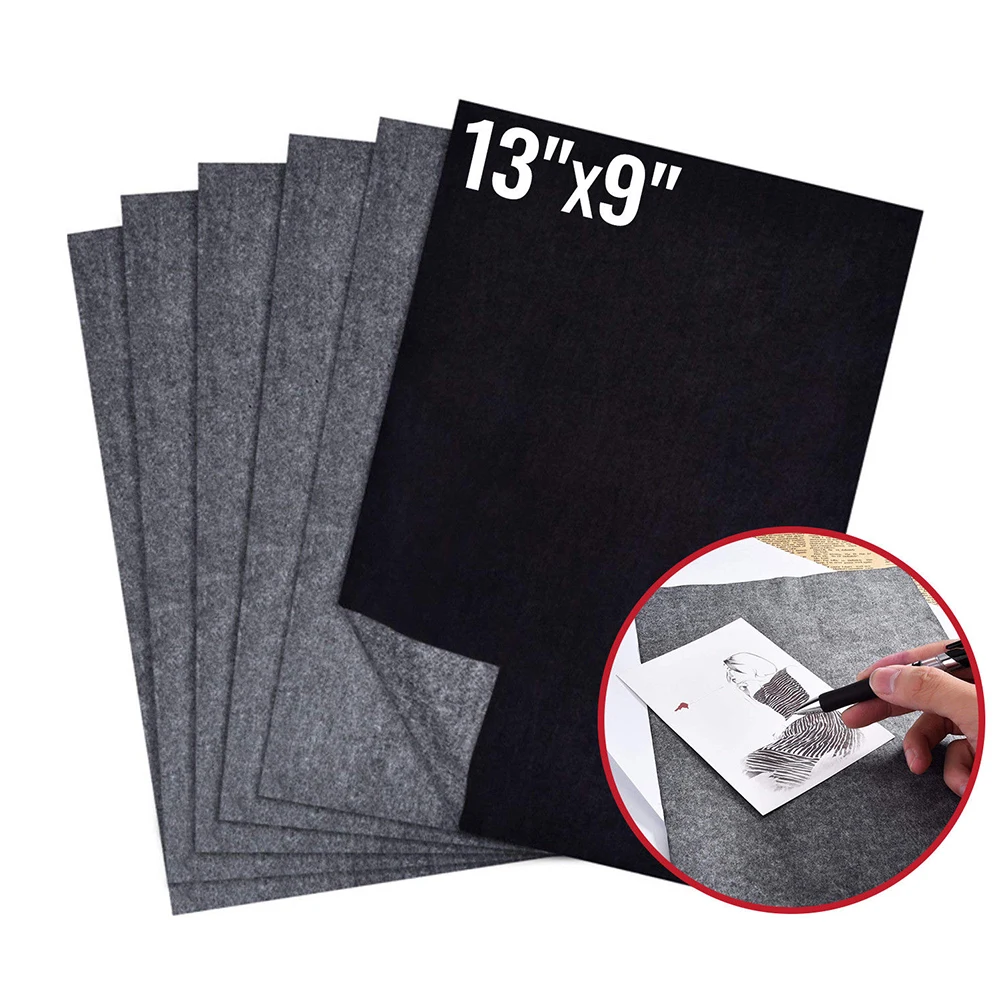 100 Sheets/lot A4 Copy Carbon Paper Black Painting Tracing Paper Graphite Painting Reusable Painting Accessories Legible Tracing