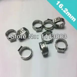 Large Clamping Force 13.7-16.2 Stepless 1-Ear Clamps-Stainless