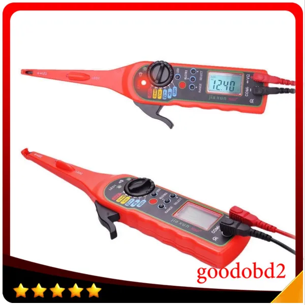 Auto Circuit Tester Multimeter Lampu Mobil Perbaikan Alat 0V-380V Tester Lampu Listrik Detector dan Pencahayaan 3 dalam 1 Warna Kuning