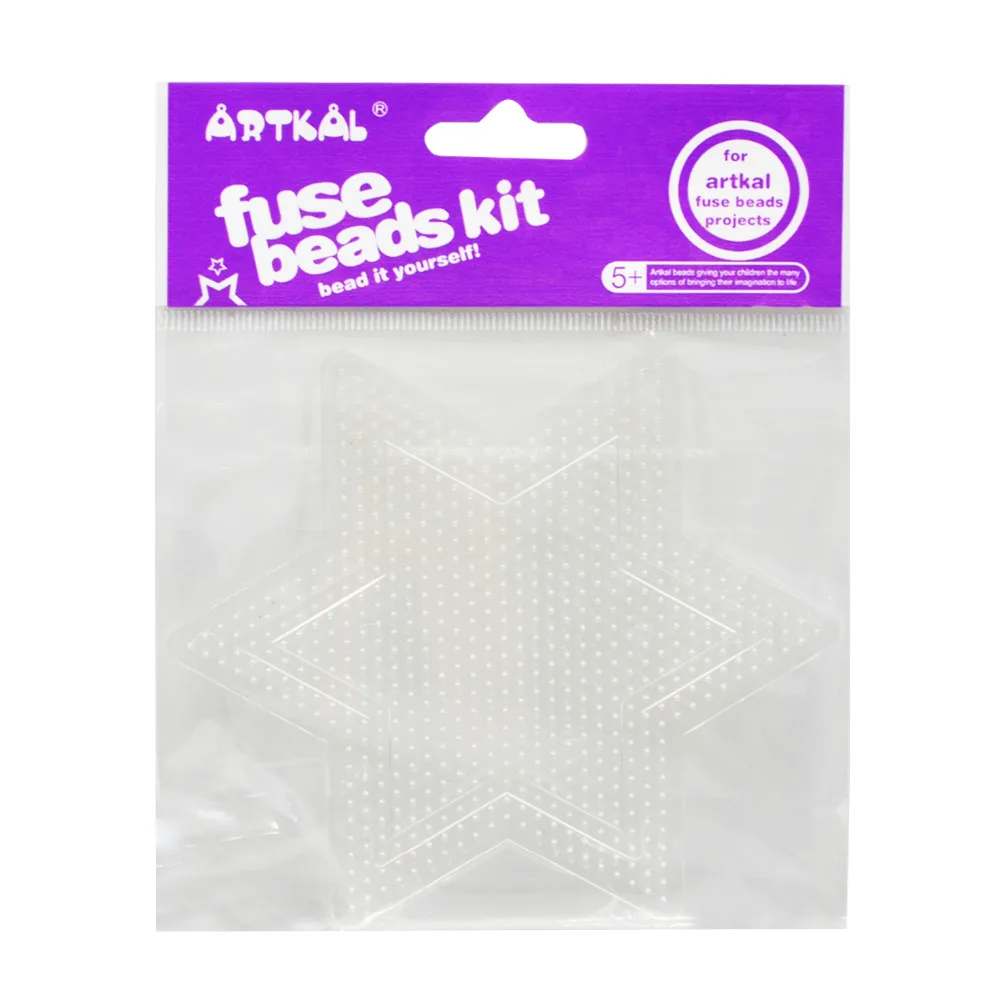 Artkal Zekering Kralen Kleine 2.6Mm Hart Pegboards Ster Patroon Voor Diy Pixel Kralen Creatief Speelgoed