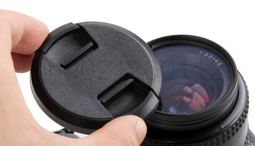 Tapa de lente frontal central para J1, J2, V1, V2, Samsung NX1000, NX2000, NX100, NX200, 40,5, 49, 52, 55, 58, 62, 67, 72, 77, 82mm, 10 Uds.