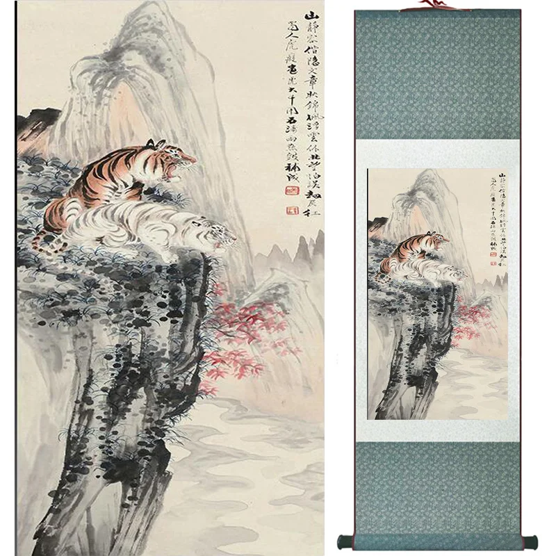 

Home Office Decoration Chinese scroll painting birds painting Chinese wash painting Printed painting 052307