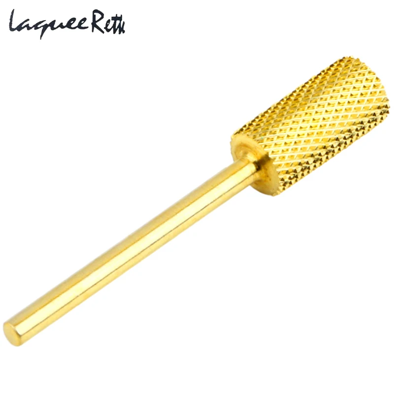 

New Gold Nail Drill Bit For electric manicure machine accessories Nail Art Tools Electric Manicure Cutter Nail Files