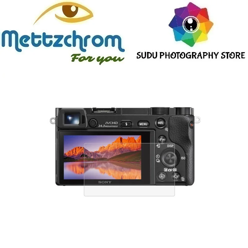 

DSLR Clear Tempered Glass LCD Screen Guard Protector For Sony A6000 A6300 A6500 NEX6R NEX7R