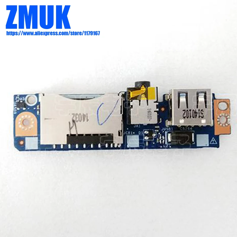 

Audio Jack Card Reader USB Port Board For Lenovo IdeaPad Yoga 2 13 Laptop,P/N LS-A922P 90005914