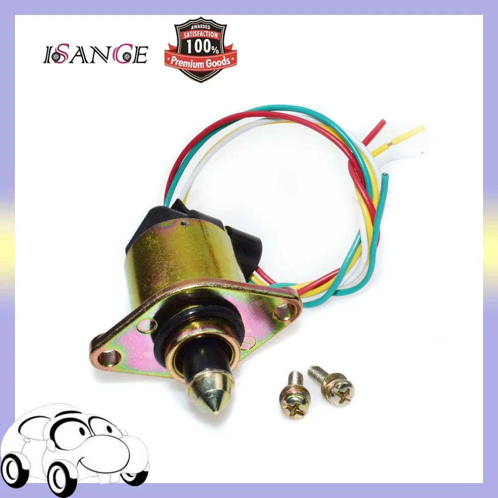 ISANCE Idle Air Control Valve IAC / Wire Connector 17119295 8983503643 AC12 2H1141 For Jeep Cherokee Comanche Wagoneer 1986-1990