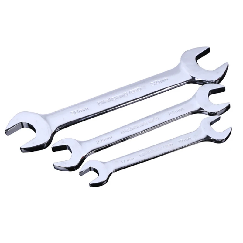 5.5-30 All Sizes Specular Open End Wrench Double End High-carbon steel Wrench Machine Repair Auto Repair Wrench Hardware Tools