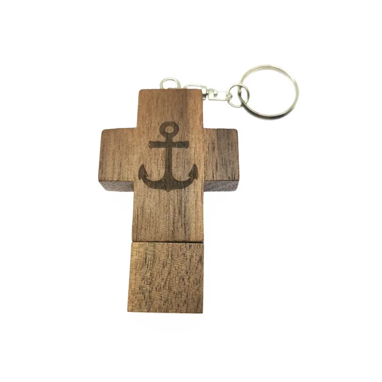 (Ponad 10 sztuk darmowe logo) drewniany pendrive drewniany krzyż pamięć USB Momery 4GB 8GB 16GB 32GB 64GB dysk Flash krzyże