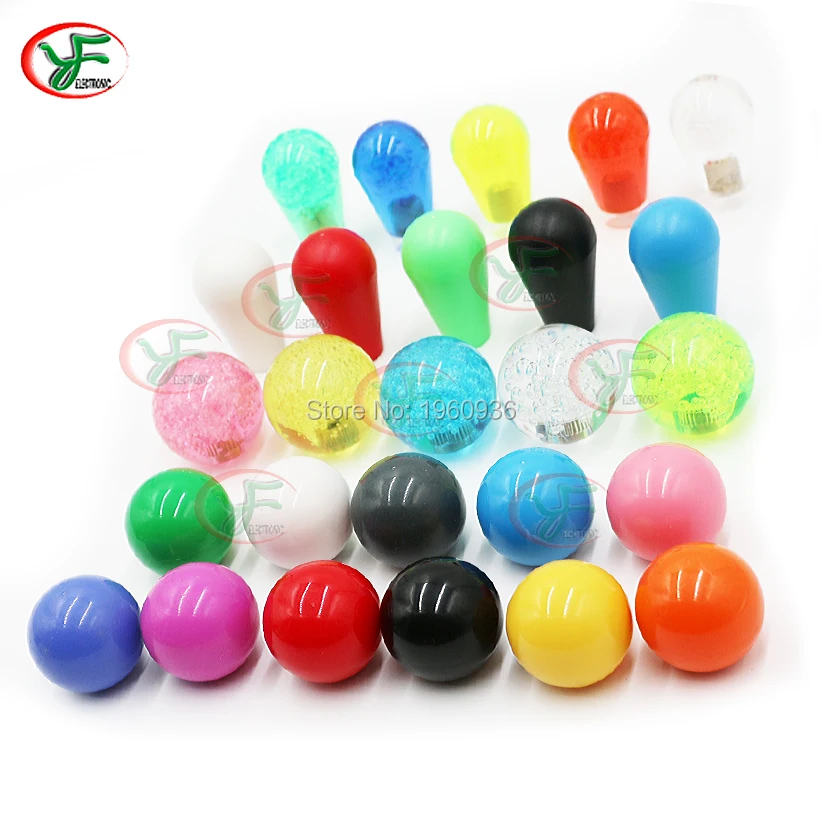 One Replacement TopBall Bat Top Ball Round Knob  ZIPPY SANWA SEIMITSU Jamma Light Led Arcade Joystick Crane Game Machine Parts