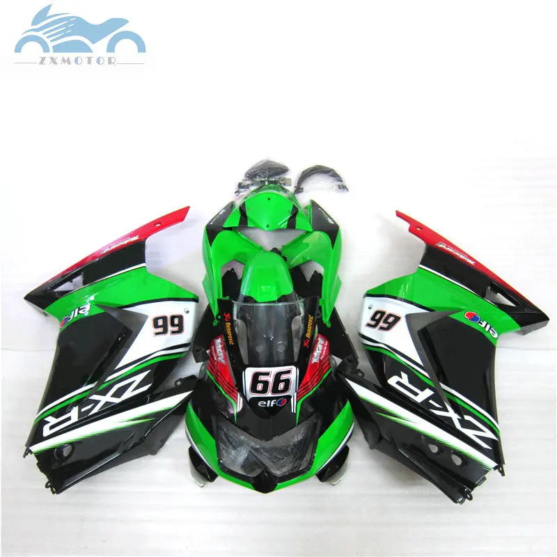 Customized Injection fairings kit for KAWASAKI 2008-2014 Ninja250 ZX 250R ABS plastic fairing kits EX250 08-14+tank cover parts