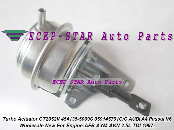 Turbo Wastegate Actuator GT2052V 454135 454135-5009S 434855 Turbocharger For AUDI A4 A6 A8 Passat For SKODA Superb AFB AYM 2.5L