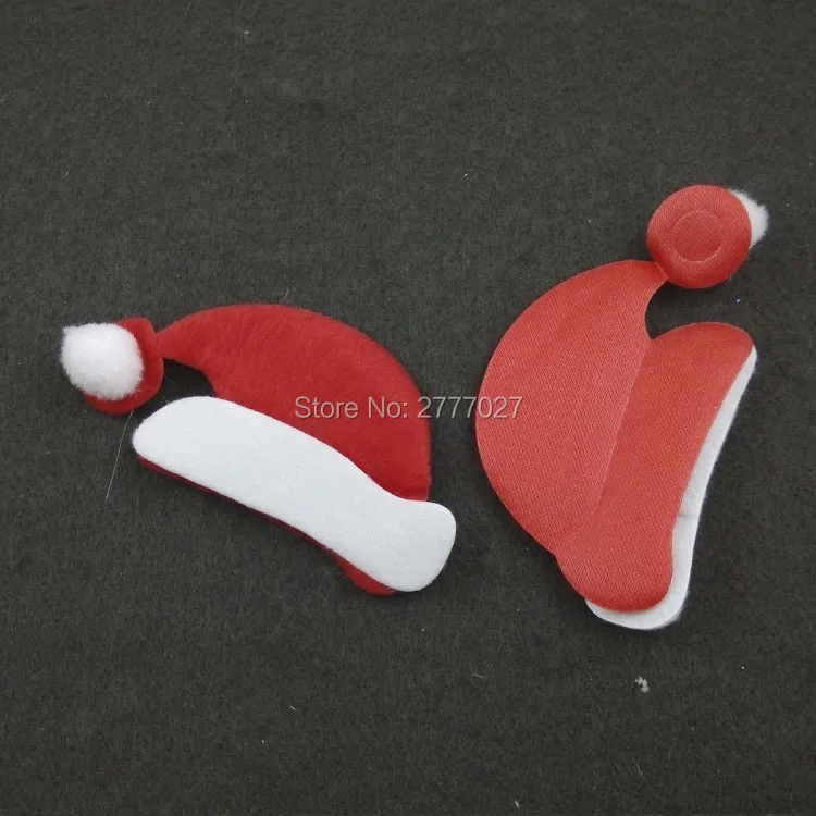 20pcs 10.0CM PB56 Circles Eco-friendly Cute DIY Accessories Jewelry On Wall Decoration Materials With Christmas hat shape