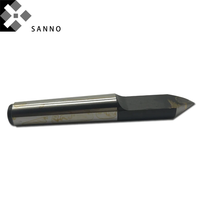 Morse3-Morse4 cán dài nửa Kiểu chữ V chết trung tâm nhám bên ngoài máy cứng tiện đầu kẹp chết trung tâm