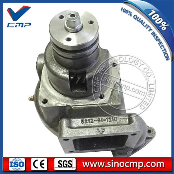 

excavator water pump 6261-61-1201 for komatsu